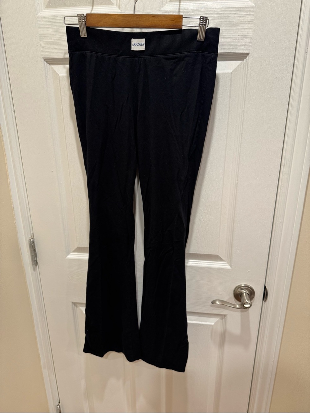 Jockey Black Boot-Cut Active Pants